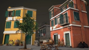 韦尔纳扎城市场景 Cityscene Vernazza