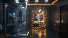 未来主义浴室 Futuristic Bathroom