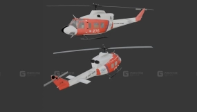 贝尔UH-1N双休伊直升机  Helicopter Bell Uh-1n Twin Huey