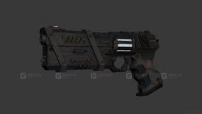 手枪 - Pistol 3D model-9