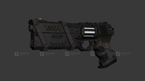 手枪 - Pistol 3D model-9