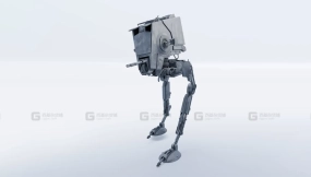 星球大战AT-ST侦察步行机-Star Wars At-St Scout
