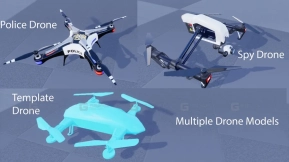 【UE】无人机拍摄蓝图 Drone Pack