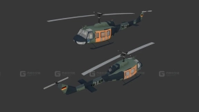 直升机贝尔UH-1易洛魁  Helicopter Bell Uh-1 Iroquois