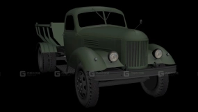自卸车ММЗ-585 - Самосвал ММЗ-585 3D model-24