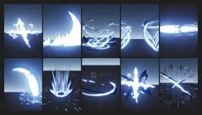 【UE】风格化剑客技能集（尼亚加拉特效）  Stylized Swordslinger Skill Set (Niagara Vfx)