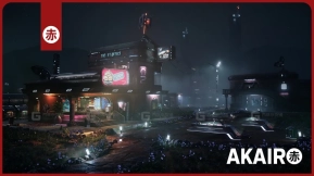 【UE5.5】浮耀赛博朋克餐厅环境  Fuyoh Cyberpunk Diner Environment