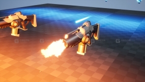 【UE】枪口射击火焰闪光特效  Muzzle Flash 3D