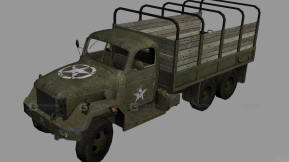 军用卡车 - Military truck 3D model-173