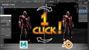 Blender Maya模型桥接转换插件 Blender Maya Converter 
