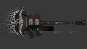 吉他武器 Guitar weapon 3D model-15