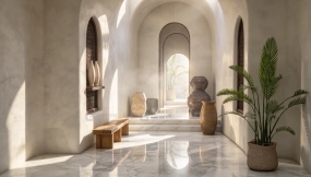 White Arches Hallway 白拱走廊
