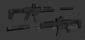 模块化轻武器系统-MSBS 3D model