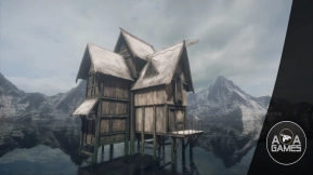 【UE】中世纪高跷屋  Medieval stilt houses