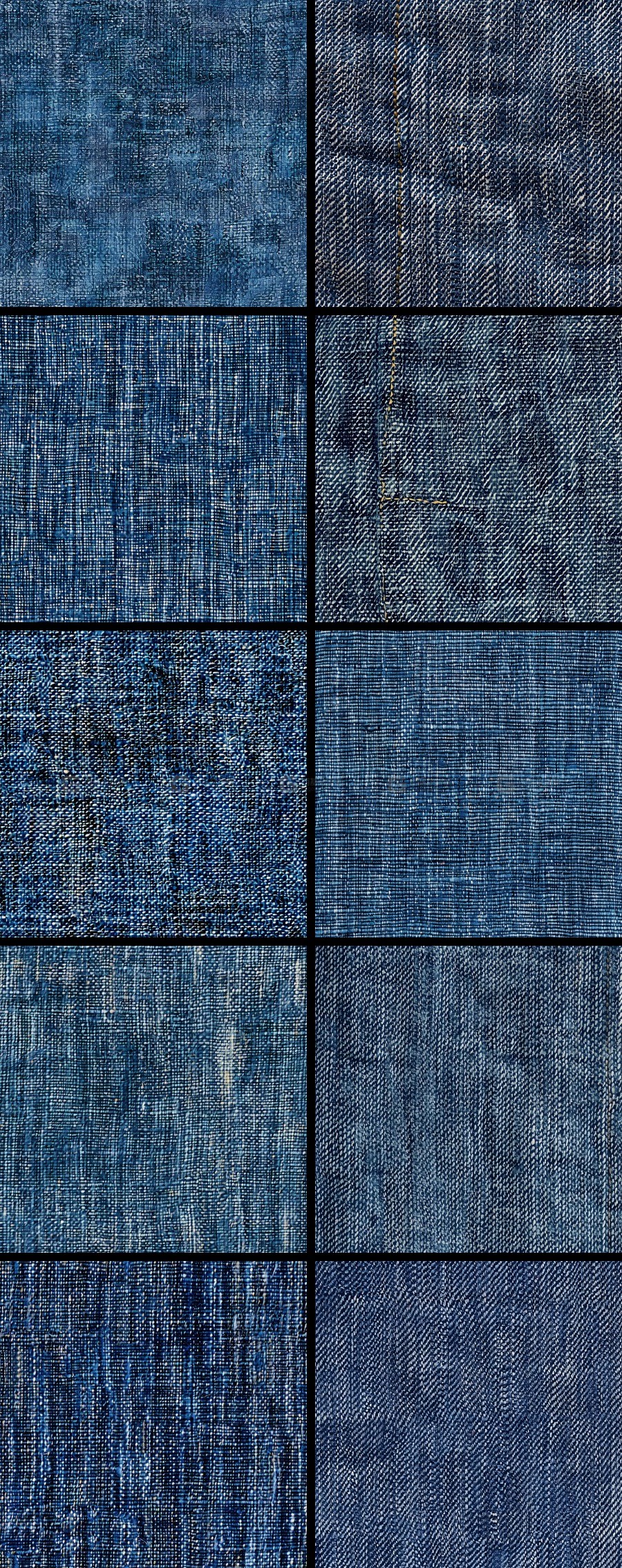 旧牛仔布纹理贴图素材 Old Denim Fabric Texture – K4FS9QS_材质贴图_资源素材_西基杂货铺