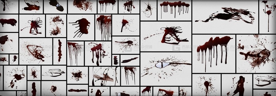 血迹飞溅贴图素材 Blood Splatters_材质贴图_资源素材_西基杂货铺