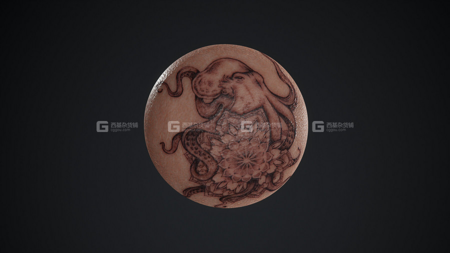 Substance生成纹身预设 Artstation – Tattoo Generator_00001.jpg