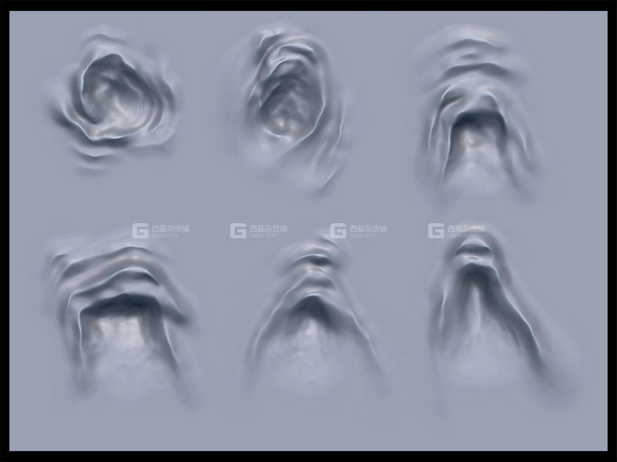 ZBrush金属凹痕笔刷预设 Artstation – Metal Dents Part 2 Brushes for Zbrush_00005.jpg