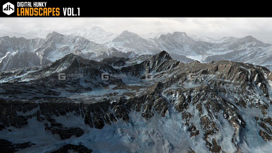 Substance Painter自然地形模型贴图预设 FlippedNormals – Landscapes Vol.1_00001.jpg