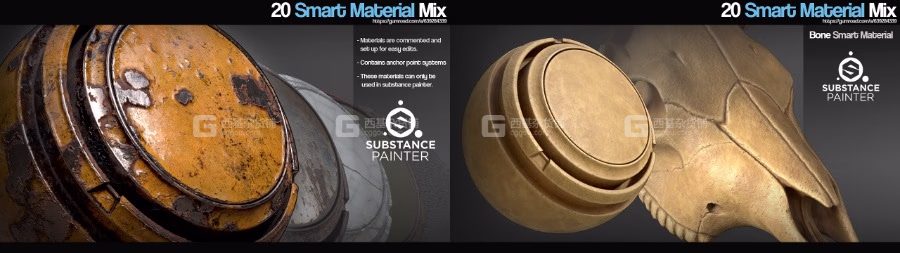 20组Substance混合智能材质球 – 20 Smart Material Mix_11.avif