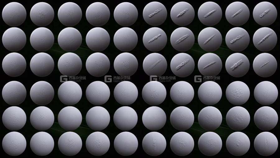 ZBrush划痕焊接笔刷预设 ArtStation – 105 Zbrush Brush Mega Pack_22.avif