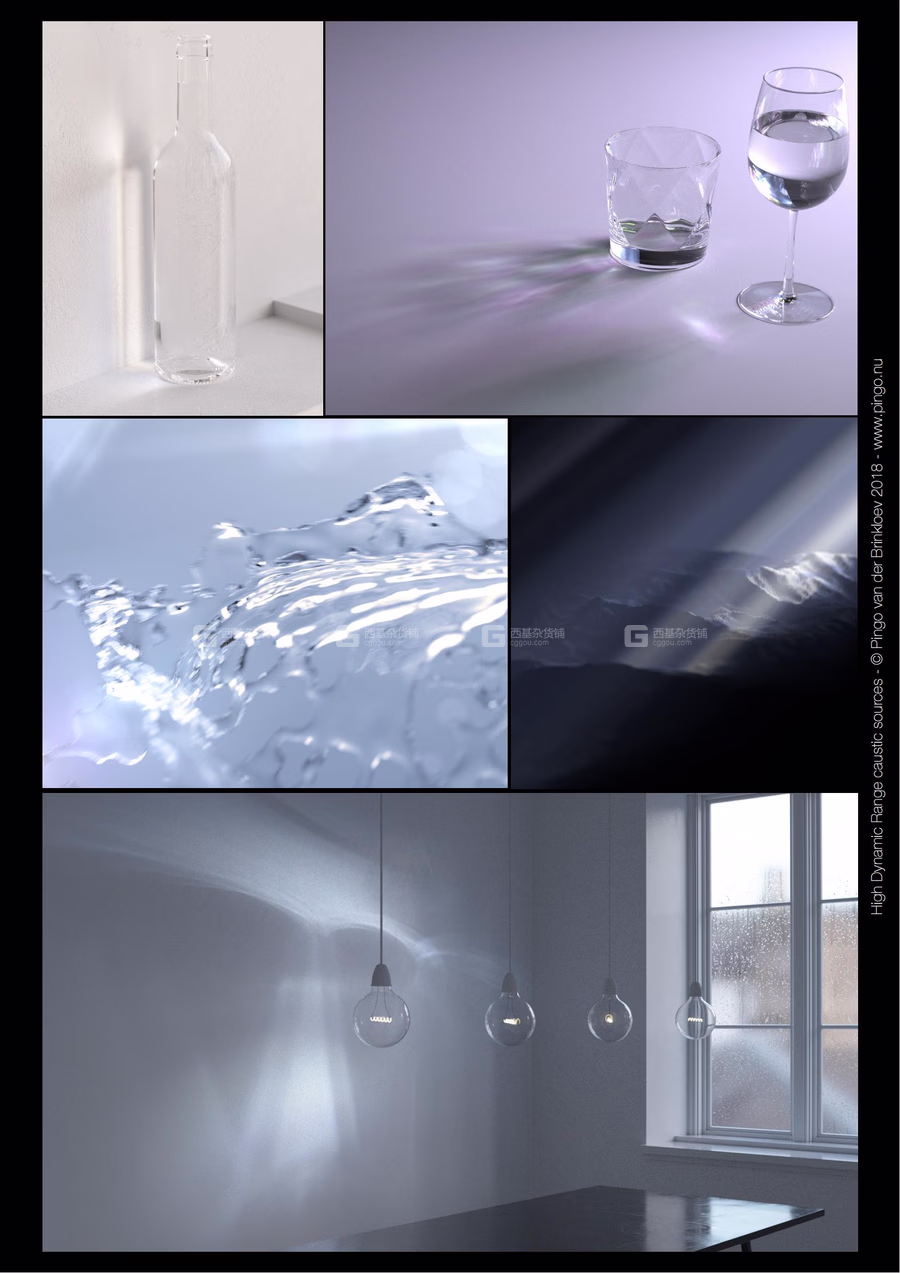 灯光焦散HDR高动态贴图 Gumroad – HDR Caustics_07.avif