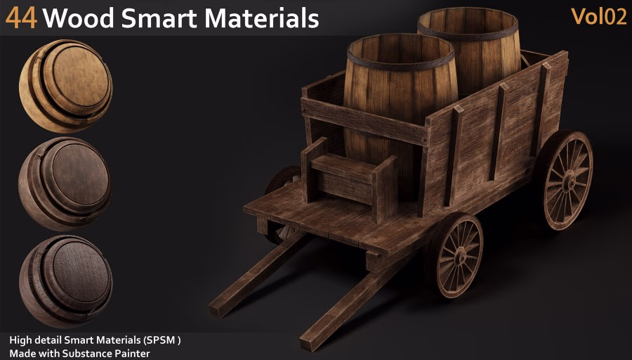 08-124组Substance木纹材质第一二三套 ArtStation – Wood Smart Materials Collection Vol.1-3_20.avif