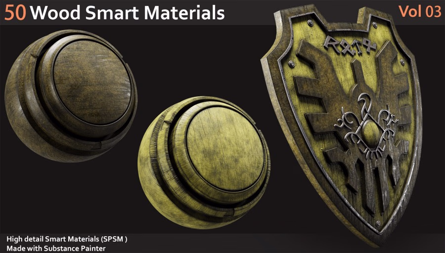 08-124组Substance木纹材质第一二三套 ArtStation – Wood Smart Materials Collection Vol.1-3_22.avif
