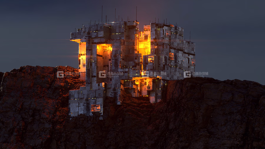 04-80组科幻细节硬面贴图材质 ArtStation Marketplace – 80+ Sci Fi Detailed Hard Surface Texture Material Bundle Pack_08.avif