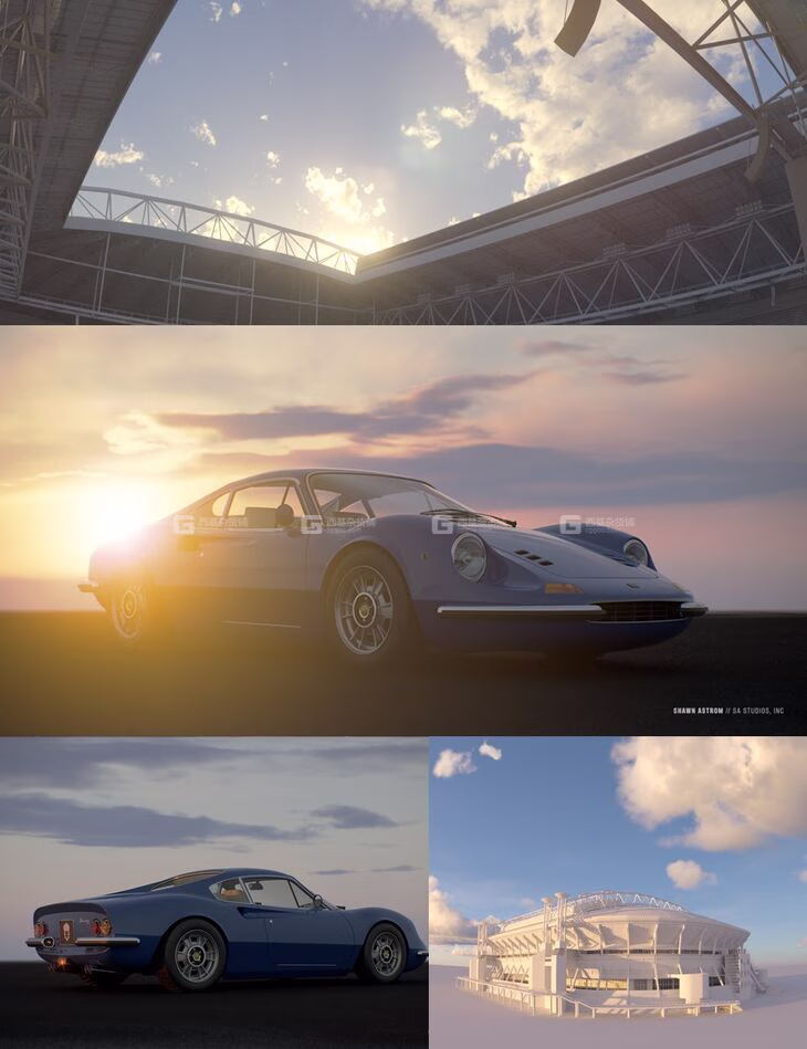 07-灰猩猩天空HDR贴图 Greyschualegorilla HDRI Pack Ultimate Skies 4k EXR_16.avif