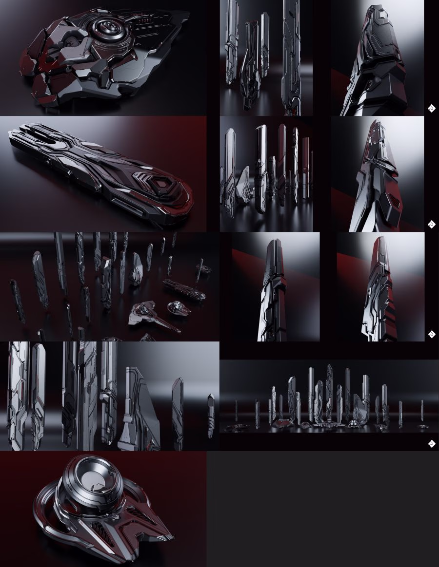 02-【3KC】外星科幻建筑飞行器3D模型 Epic Sci-Fi - 3D Kitbash Collection_60.avif