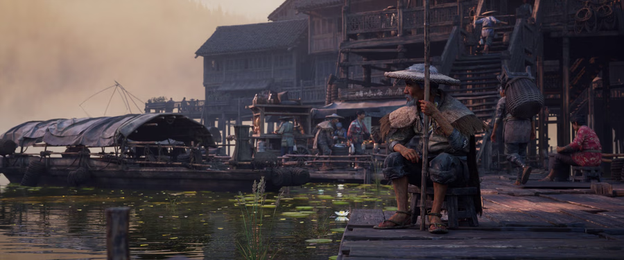 06-【BMS】中国风渔村人物角色村庄木屋建筑生活元素3D模型 BigMediumSmall – Water Village_46.avif