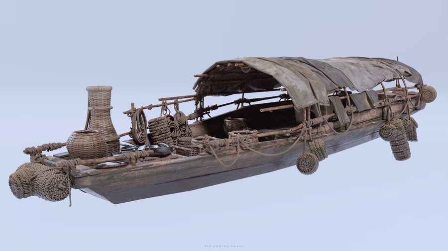 06-【BMS】中国风渔村人物角色村庄木屋建筑生活元素3D模型 BigMediumSmall – Water Village_47.avif