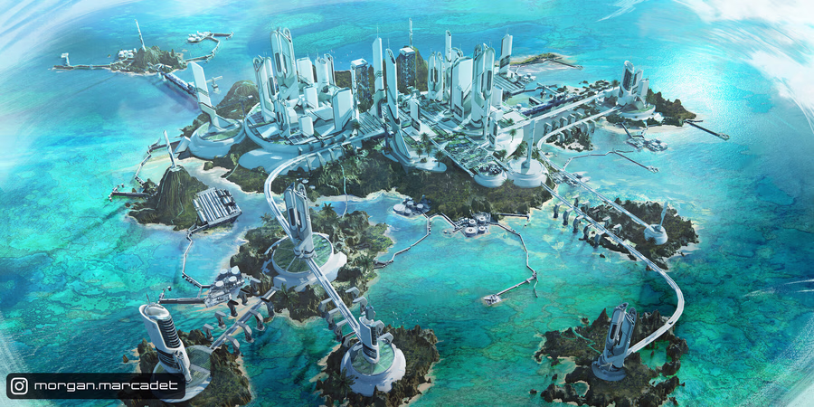 08-【3KC】未来城市建筑模型 Future City - 3D Kitbash Collection_13.avif