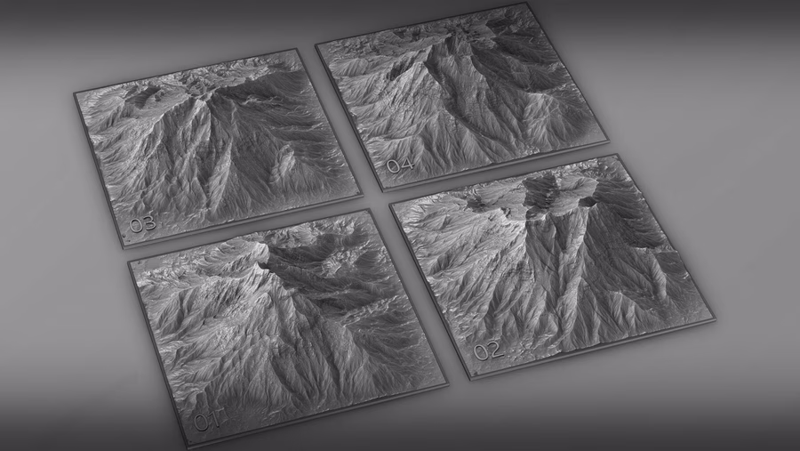 13-8组自然雪山地形模型第一套 Artstation – 8 LANDSCAPE KITBASH PACK – Alpine Mountains Vol.1_18.avif