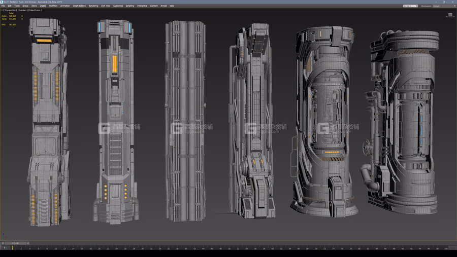 ArtStation - Sci-Fi Parts Kit Pack Vol 02 Column _ Resources_09.avif