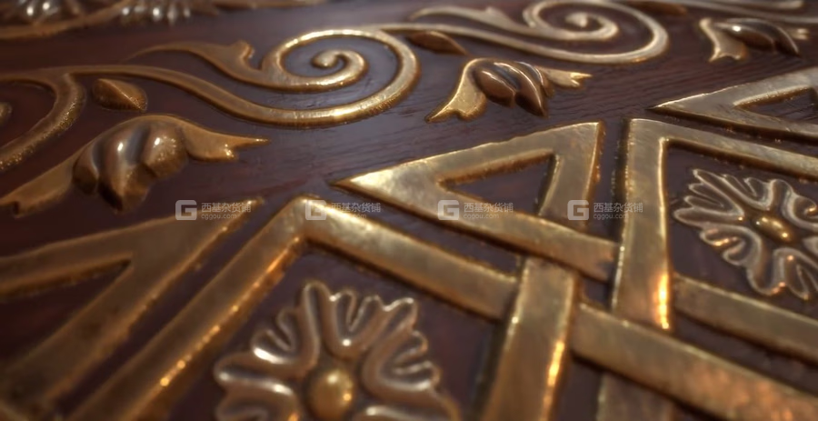 60个欧式花纹装饰ZB笔刷素材第一套 Gumroad – ZBrush 60 Ornament Trim Brushes Vol.1_21.avif