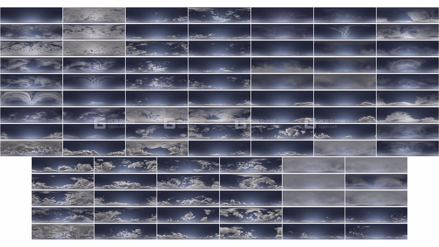 ArtStation - 90+ HDR Clouds with masks _ Resources_07.avif