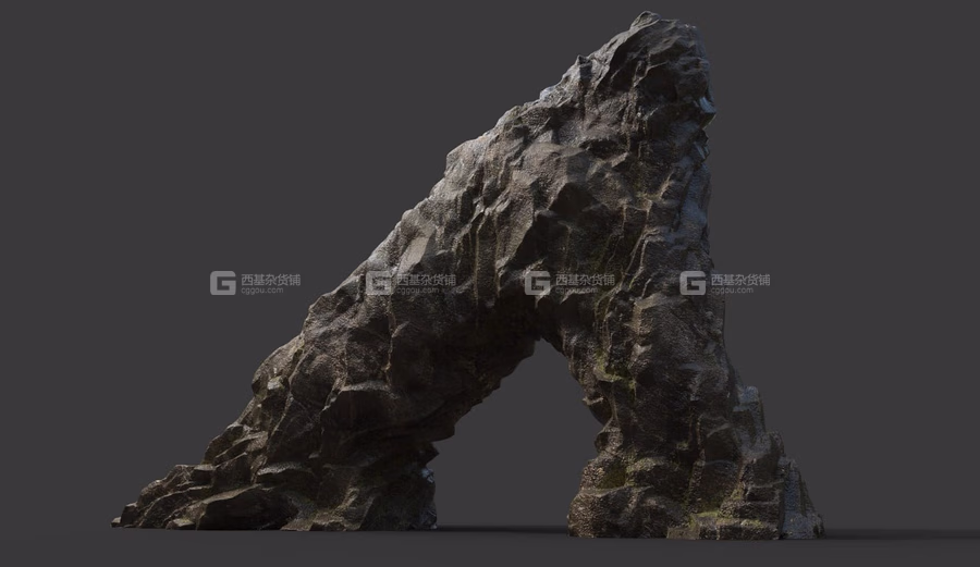 3套石头岩石3D模型 3D Rocks Collection Vol. 1-3 and Cliffmaker_27.avif