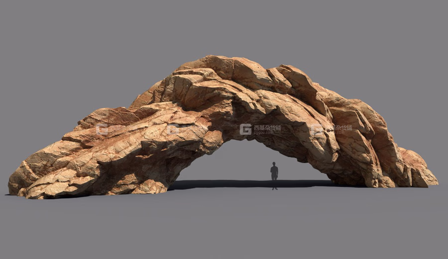 3套石头岩石3D模型 3D Rocks Collection Vol. 1-3 and Cliffmaker_20.avif