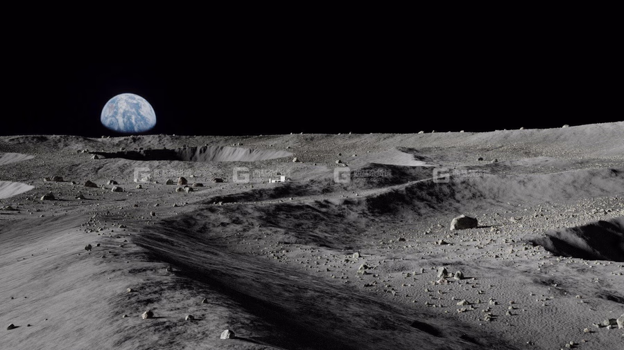 月球地表3D模型 Map004 – Moon – Lunar Landscape (BlenderMAXFBXOBJ格式)_29.avif