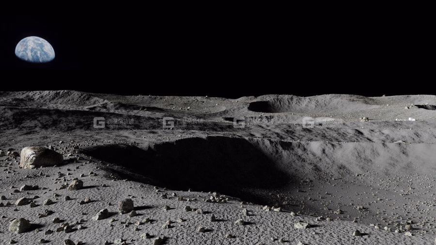 月球地表3D模型 Map004 – Moon – Lunar Landscape (BlenderMAXFBXOBJ格式)_33.avif