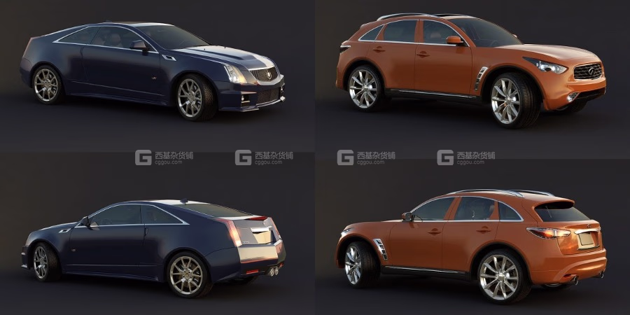汽车3D模型 Vargov Car 3D-Models Collection(3DS MAX格式)_83.avif