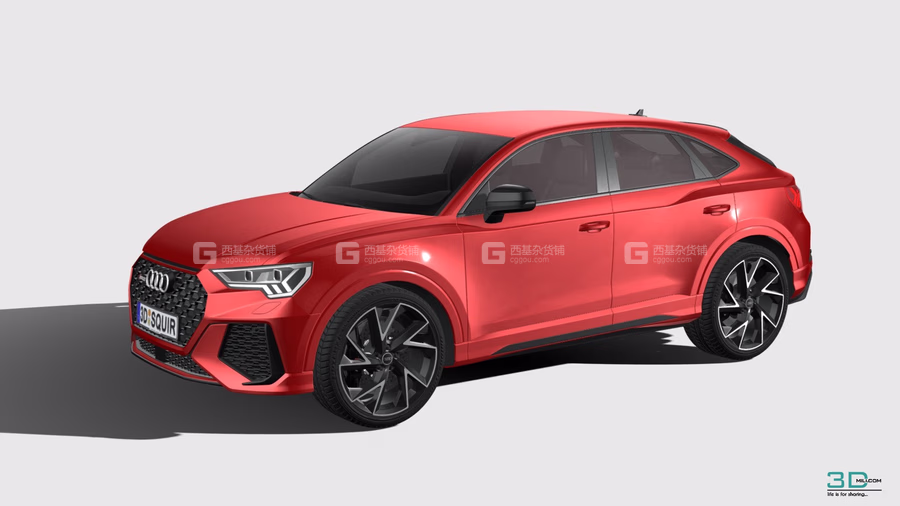 奥迪汽车3D模型 Audi Car 3D Models Collection 2019-2022_60.avif