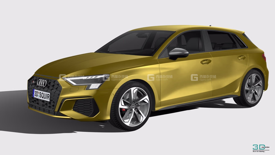 奥迪汽车3D模型 Audi Car 3D Models Collection 2019-2022_62.avif