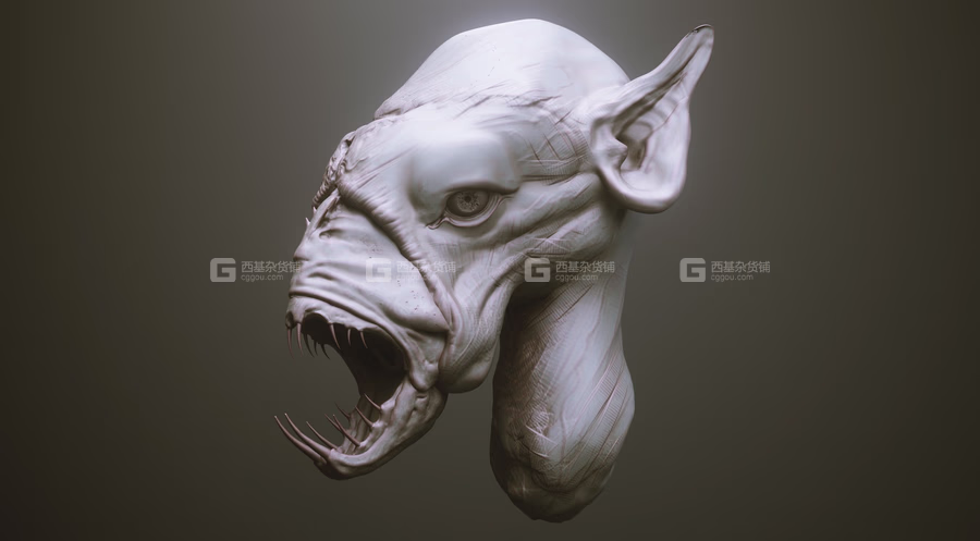 ZBrush怪物眼睛眼球笔刷模型预设 Artstation Marketplace – EYES – 28 Zbrush VDM Creature Eyes + 15 Eyeballs IMM brush_51.avif