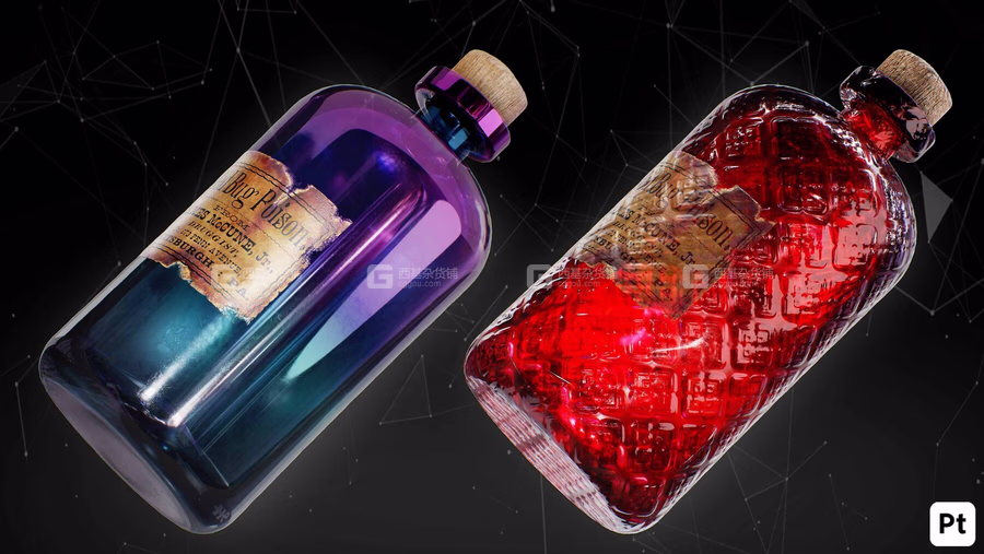 30组玻璃智能材质贴球 30 Glass Smart Materials For Substance Painter Vol.01_03.avif