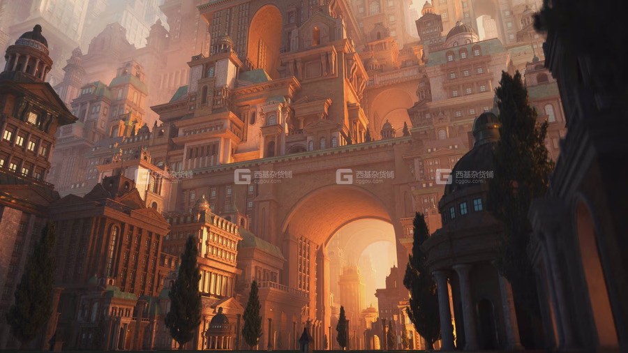 41【Kitbash3D】殖民地建筑殖民区 colonial_01.avif