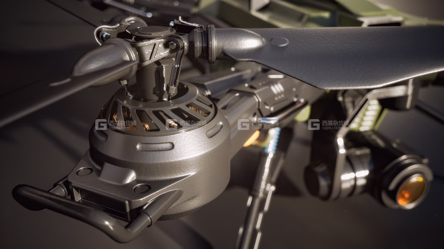 55【Kitbash3D】交通工具无人机 Drones_26.avif