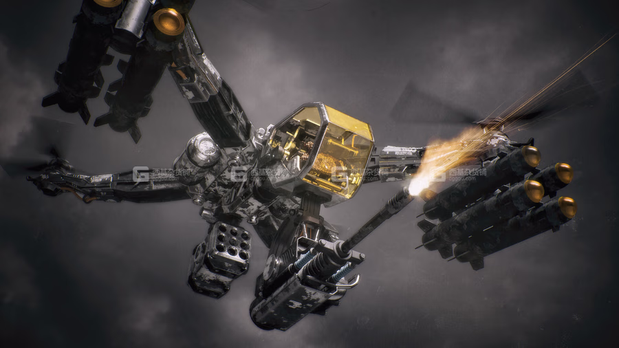 55【Kitbash3D】交通工具无人机 Drones_10.avif